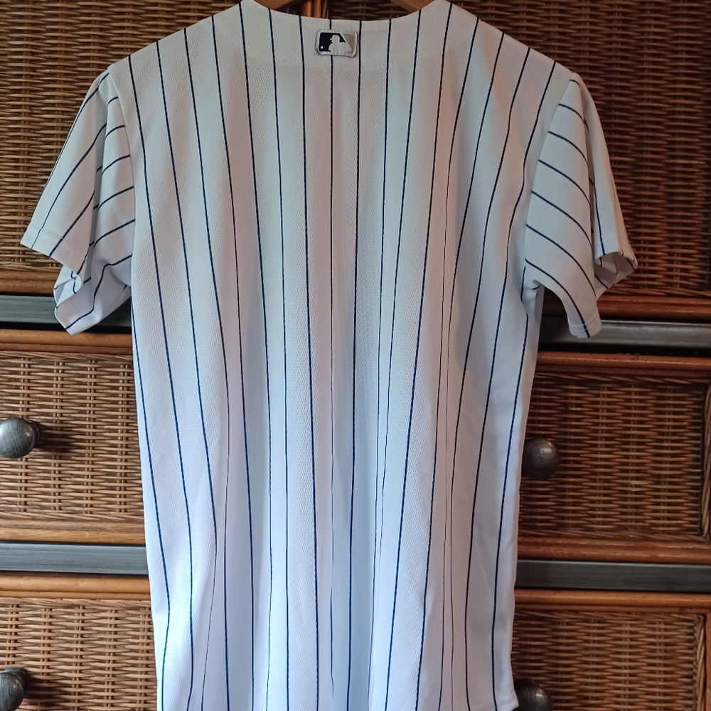 Majestic Youth NY Baseball Jersey Size Large 14/16 - Picture 3 of 5